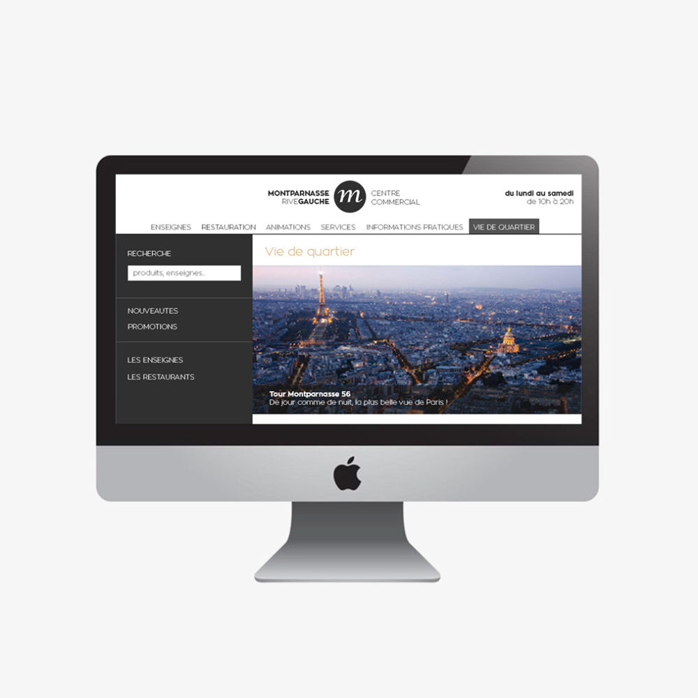 webdesign site montparnasse